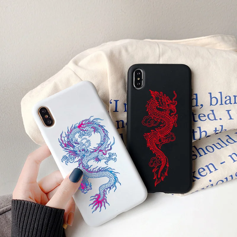 Funda de teléfono de dragón amarillo para iPhone, carcasa trasera de silicona con diseño de Animal a la moda, para modelos 12, 7, 8 Plus, X, XR, XS, 11pro MAX, 6s Plus, SE2020
