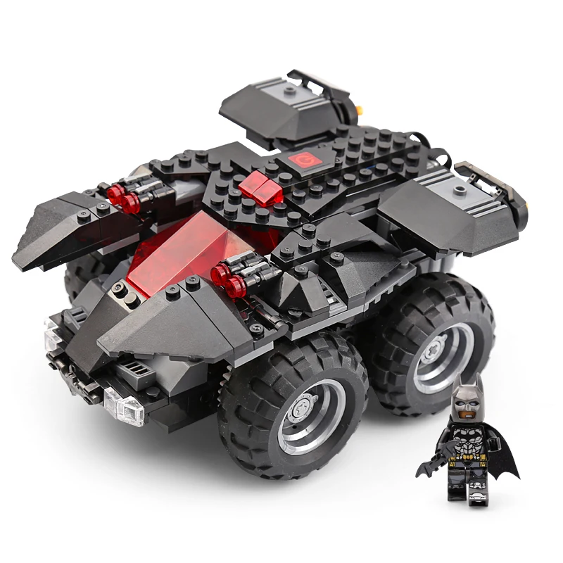 

07111 Superhero Series With 76112 App-controlled Batmobile Set Building Blocks Brick Kid Toys Christmas Gift compatible lego