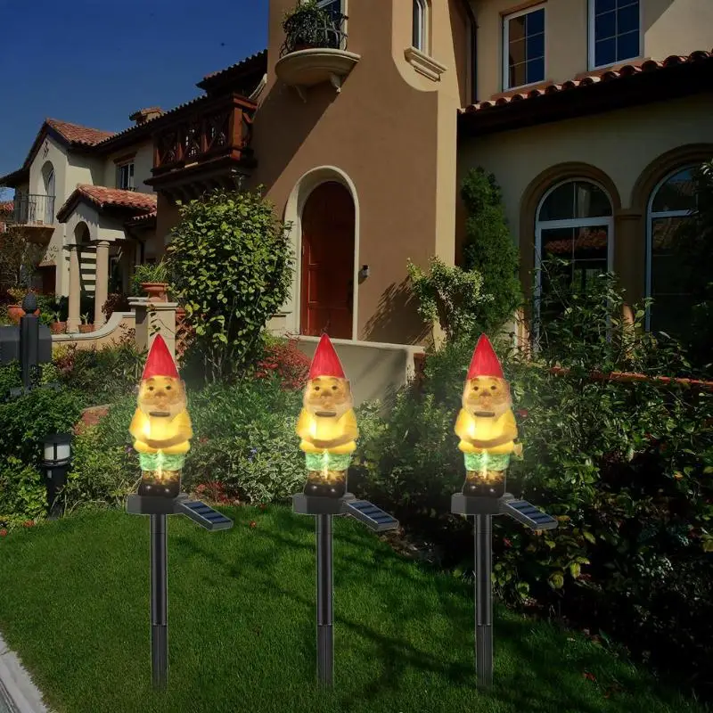 

LED Solar Lawn Lamp Spike Santa Claus Shape Waterproof Xmas Outdoor Decor
