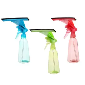 

2 In 1 Multifunction Window Cleaning Squeegees With Cleaner Kit Detachable Bottle Mirror Window Scraper Washer Spray Glass D4O3