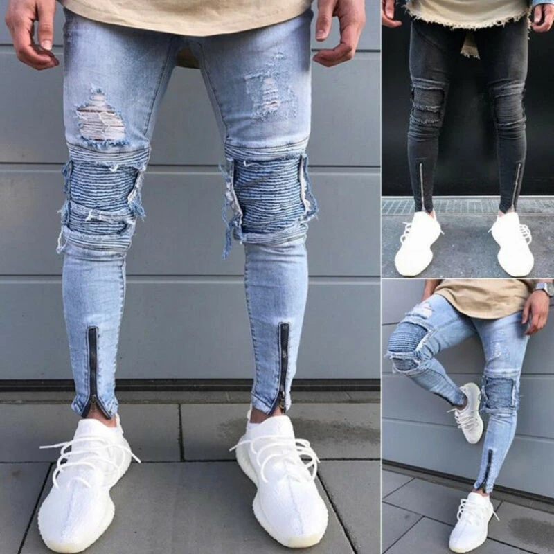 patch denim mens