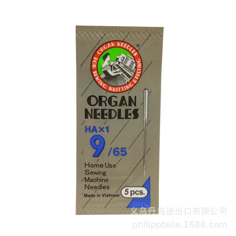 

5pcs New Packing OrGAN Organ Household Sewing Machine Needle for Cotton and Hemp Conventional Fabrics