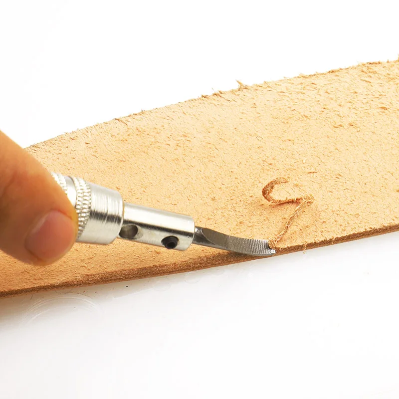 Grooving Device DIY Leather Tool Processing Skin Edges Leather Craft Stitching Hammer Fold Working Tools
