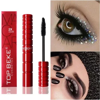 

Red Tube Mascara Long existing Slender Curling Waterproof Smudge-proof Mascara Eye Make-up