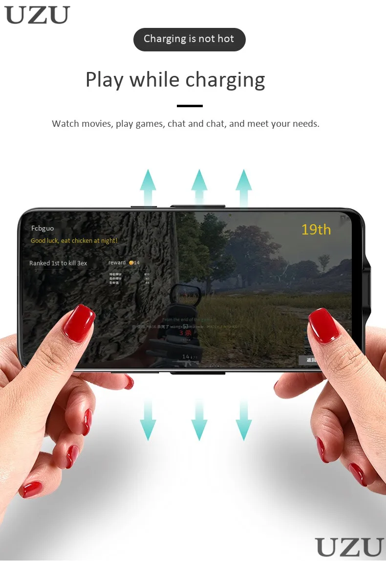 5800mah battery charger case for iphone 11 Pro external portable stand holder wireless battery charging cover for iphone 11 Pro