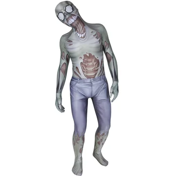 

New adult kids boys Halloween Purim The Horror Mutants Zombies Clown Horrible Cosplay Costume Zentai Bodysuit Suit Jumpsuits