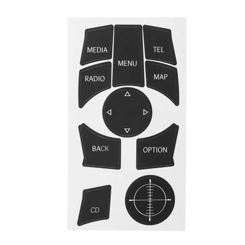 

1 Set Car Universal For iDrive Repair Kit Replacement Control Stickers New Fix Faded Ugly Buttons For BMW 3 Series & 5 Series
