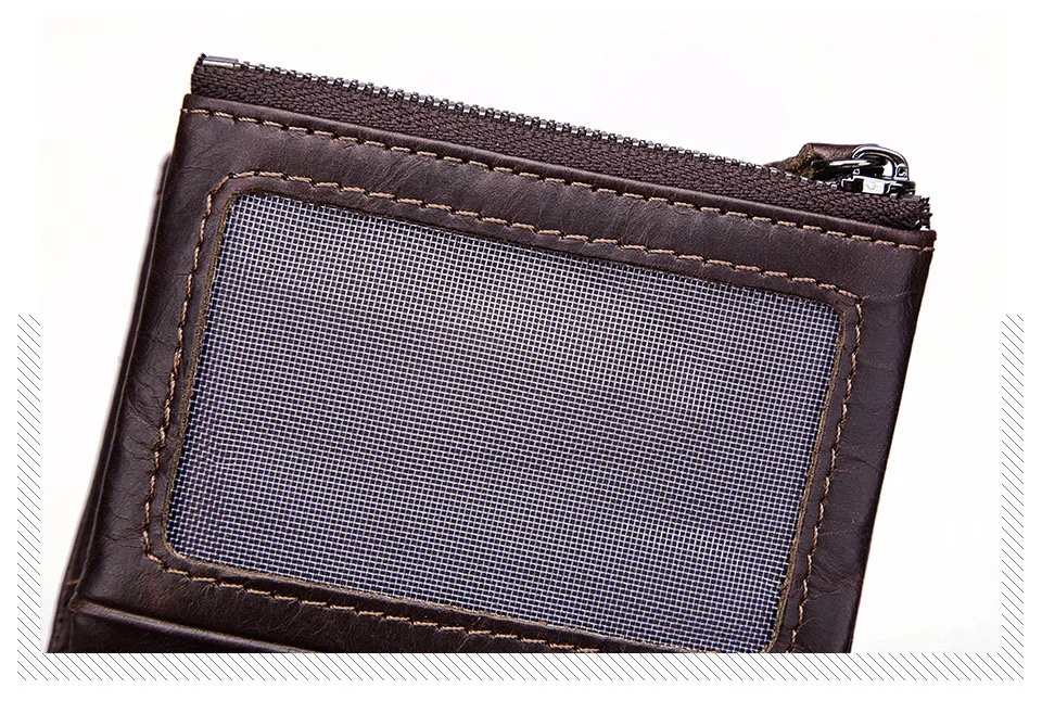 Cena Krótka skórzana portfel z zamkiem i klamra skórzane wielofunkcyjne kopertówka