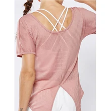 Женская спортивная одежда с открытой спиной, топ для йоги, майка, женские спортивные жилеты, футболка для фитнеса и бега, одежда для спортзала и тренировок