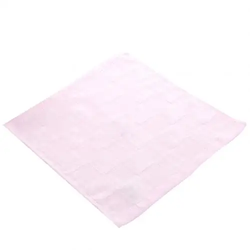 Honeycomb Pink Новорожденный Детский носовой платок Мягкий Квадратный нагрудник для новорожденных мягкий хлопковый носовой платок для кормления слюнявчик полотенце слюнявчик 26 см - Цвет: Honeycomb Pink