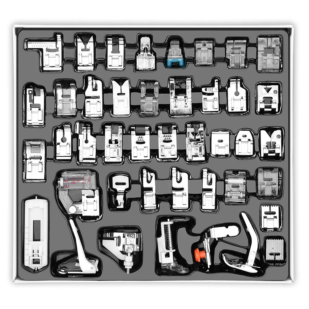 32/42pcs /Set Domestic Sewing Machine Presser Foot Feet Snap On For Brother Singer Set Multifunctional Accessories Tools | Инструменты