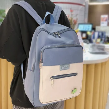 

Nylon Ladies Laptop Backpack Kawaii Female Luxury School Bag Girl Waterproof Book Backpack Travel Fashion Women Bag Student Cute