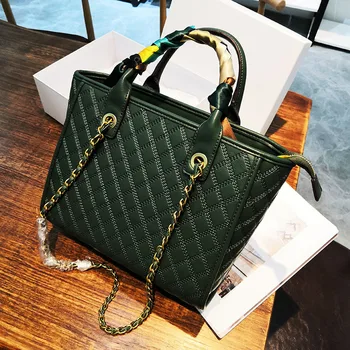 

Chain bags tote bag women's winter 2020 new bag large capacity Single Shoulder Messenger Bag handbags