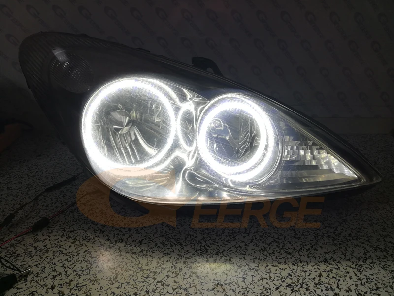 Для Lexus ES300 ES330 2002 2003 2004 ультра яркий SMD светодиодный комплект колец ангельские