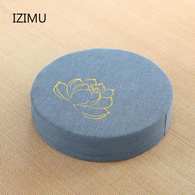 IZIMU 40X6CM Yoga Meditate PEP Hard Texture Meditation Cushion Backrest Pillow Japanese Tatami Mat Removable and Washable 5