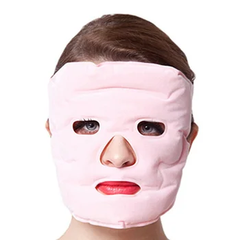 

Beauty Face-lift Mask Tourmaline Magnetic Therapy Massage Moisturizing Reusable Face Mask for Girls