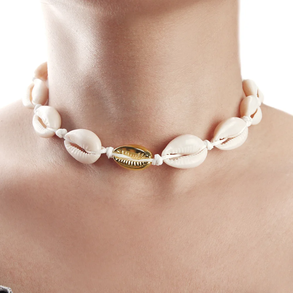 Trendy-Jewelry-Bohemia-Shells-Necklaces-Women-Choker-Adjustable-Natural-Sea-Conch-Chain-Summer-Beach-Girl-Party (1)