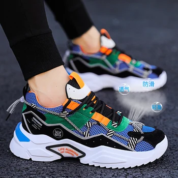 

Mixed Colors Casual Men Shoes Comfort Fashion Men's Sneakers New Shoes Designer Mans Outdoor Breathable Youth Tide Non Leathers