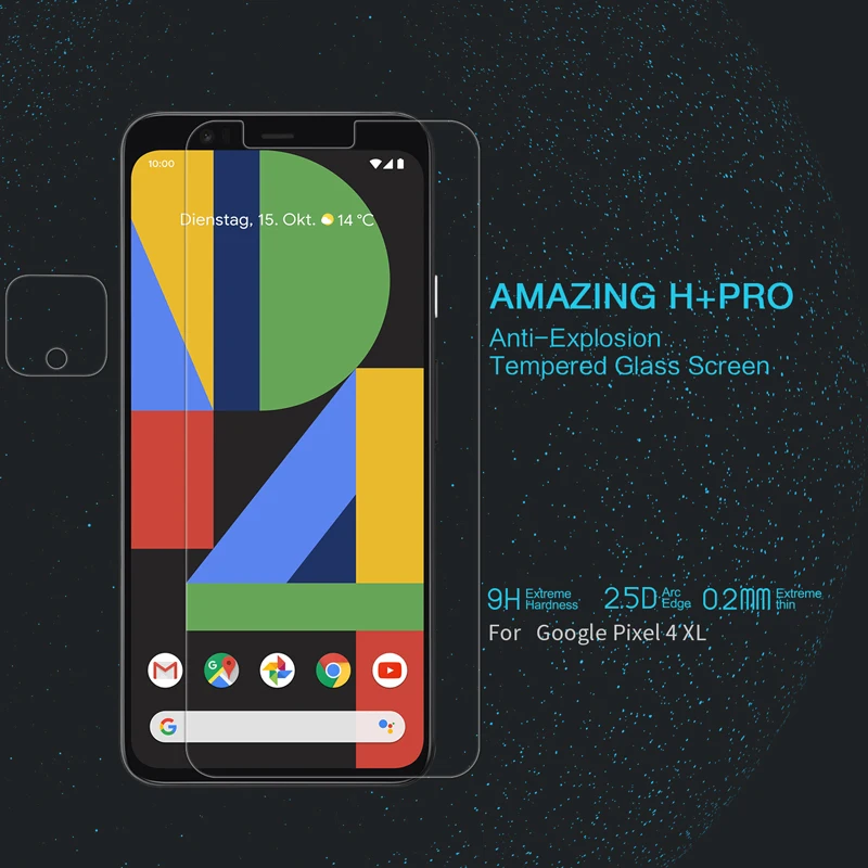 Для google pixel 4/4 стекло XL Nillkin H + Pro 2.5D закругленные края 0 2 мм закаленное для защиты