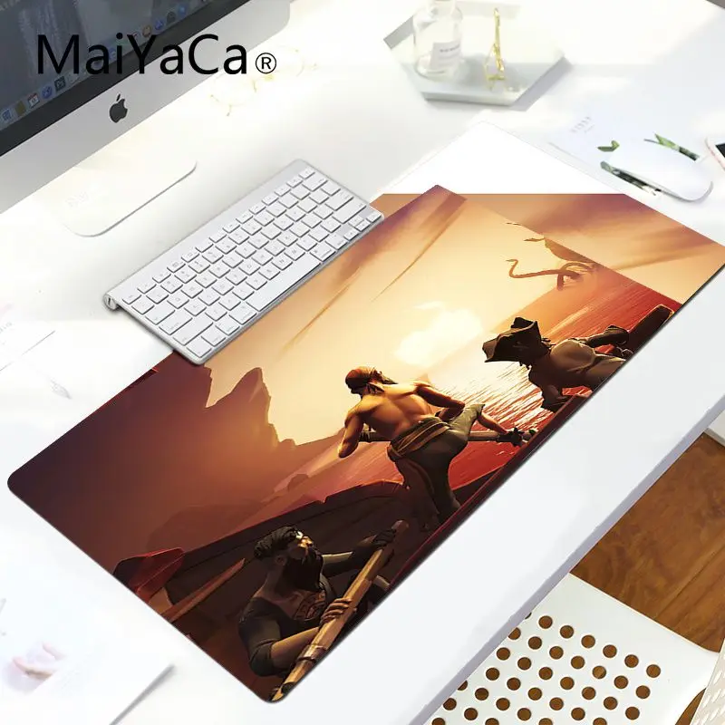 LockEdge 30X90cm MaiYaCa Sea of Thieves Achievements Large Mouse pad PC Computer mat Comfort Mouse Mat Gaming Lockedge Mousepad Gaming Mouse Pad - Цвет: LockEdge 30X90cm