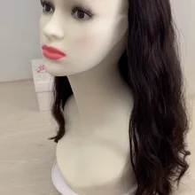 Tsingtaowigs, европейские натуральные волосы, легкий волнистый слой, парик на голову, еврей, бандаж, парик