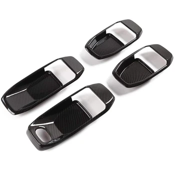 

4Pcs Car Door Handle Bowl Cover Decor Trim for 2018+ Jeep Wrangler JL 4-Door