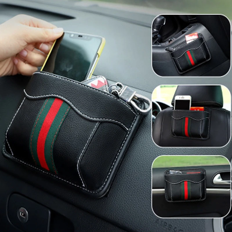 

A Variety of Styles Fashion Car Dashboard Hanging Bag Car Multi-function Mobile Phone Storage Box Car Interior Supplies
