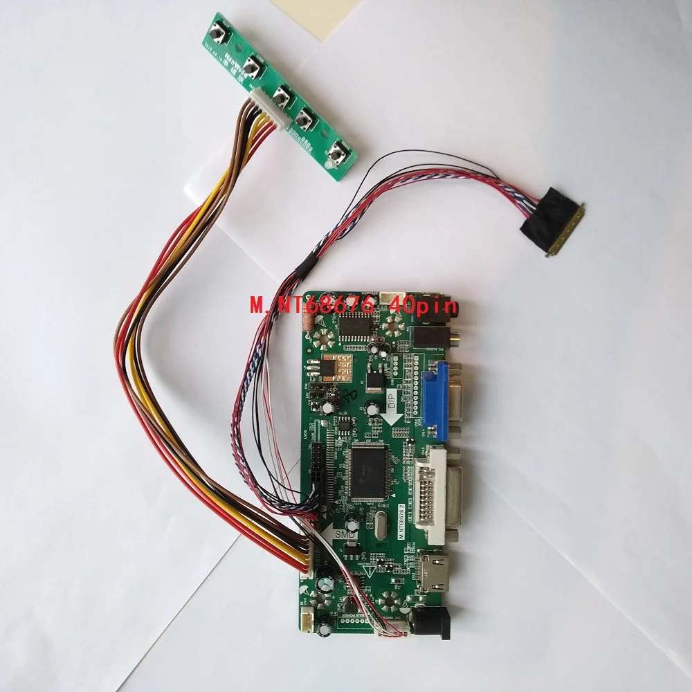 Для 10 1 &quotΦ 1024X600 панель монитора кабеля светодиодный HDMI DVI N101L6-L0D Aduio контроллер