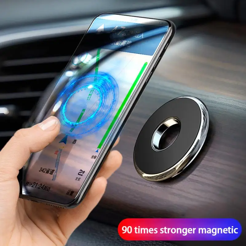 Metal Magnetic Automatic Adsorption Car Phone Holder Magnet Multi-scene Mount Mobile Cell Phone Stand Telefon GPS Support