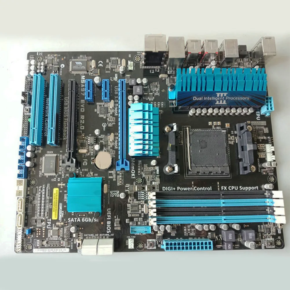 Para asus m5a97 evo r2 0 soquete am3 970 placa m e atx apoio fx8350
