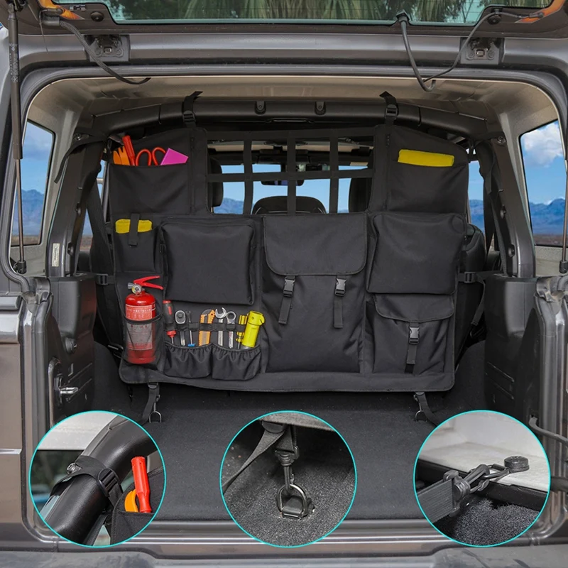 

For Jeep Wrangler Jk Jl 2007-2018 Luggage Storage Bag Car Storage Box Trunk Trunk Bag