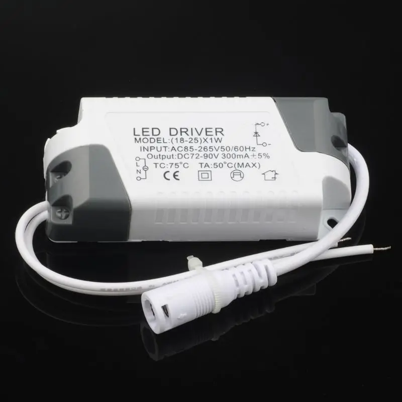 Led Constant Current Driver LED Driver AC85-265V 1-3/4-7/8-12/12-18/18-25W Lighting Transformer Panel Light