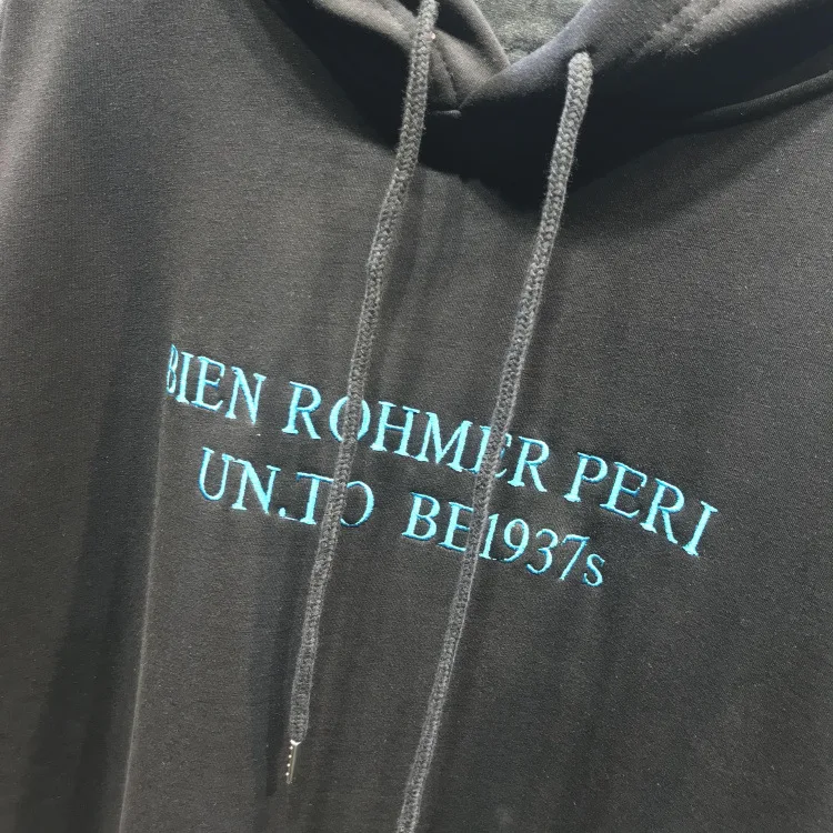 Bien Rohmer Peri толстовка с вышитыми буквами Islande осень зима популярный бренд компас женский тонкий свободный крой Универсальный женский s