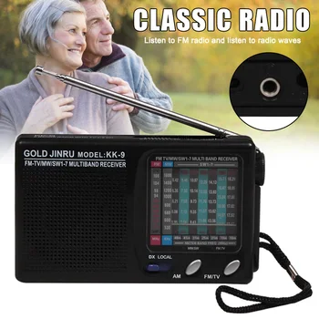 

Mini Full Band Stereo Radio Telescopic Handsfree Mono Channel Receiver Speaker VDX99