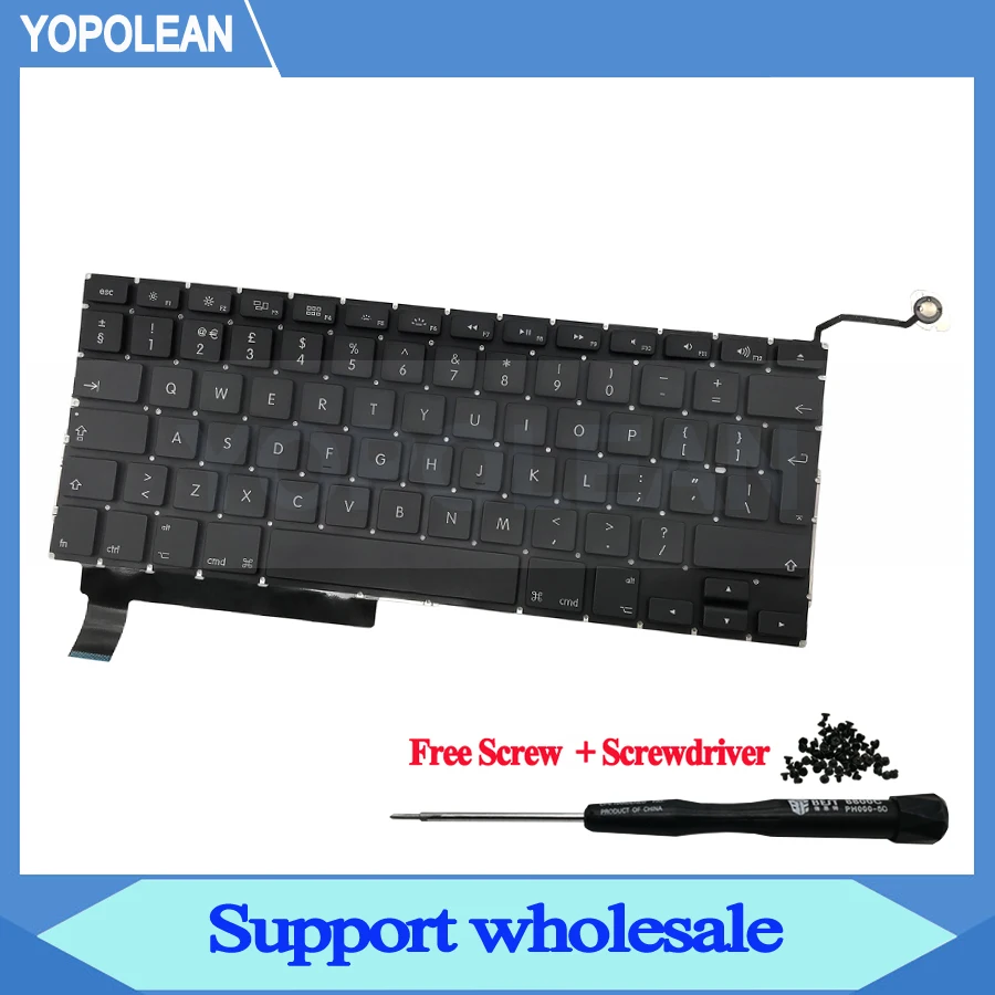 Новая английская клавиатура для Macbook Pro Unibody 15 &quotA1286 2009 2010 2011 2012 лет|Клавиатуры