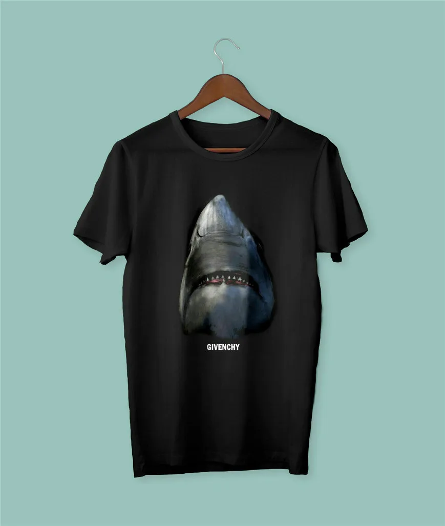 Новинка 1Shark58D Футболка Повседневная футболка черная белая S-3Xl Мужская Женская