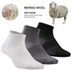 ZEALWOOD Ultra-Light Men's Women's Merino Wool Athletic Socks No Show/ Ankle Breathable Thin Running Tennis Golf Summer 3 Pairs