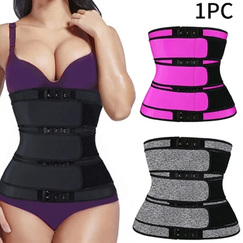 

Women Waistband Waist Trainer Fat Burning Breathable Fitness Body Shaper Double Layer Gym Workout Belt Corset Cincher Slimming