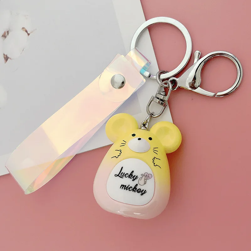 Модный креативный милый мультяшный эпоксидный брелок с мышью Корейская версия ins персональный тренд пара брелок сумка кулон подарок - Цвет: 5