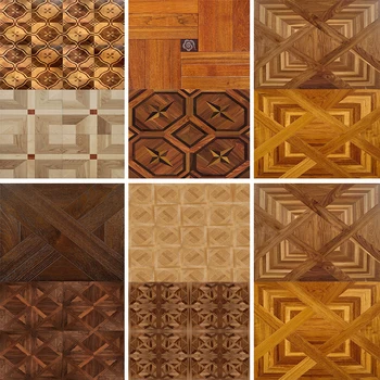 

Nitree Food Photography Backdrop Wood Floor Texture Splice Board Cross Stitching Photophone Photo Studio Props Background Vinyl