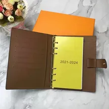 high quality Unisex Genuine Leather notebook Designer manual notebook Latest calendar 2021 Hot sale! ! !