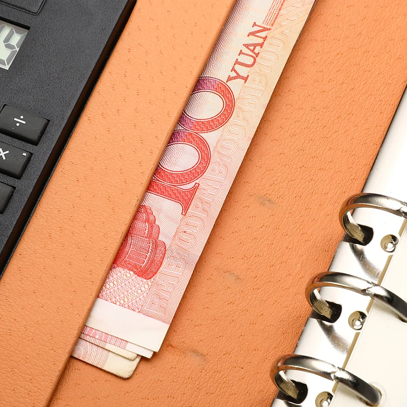 Многофункциональный A5 персональный ноутбук из искусственной кожи спиральный молочный планировщик блокнот-органайзер для путешествий Папка с калькулятором