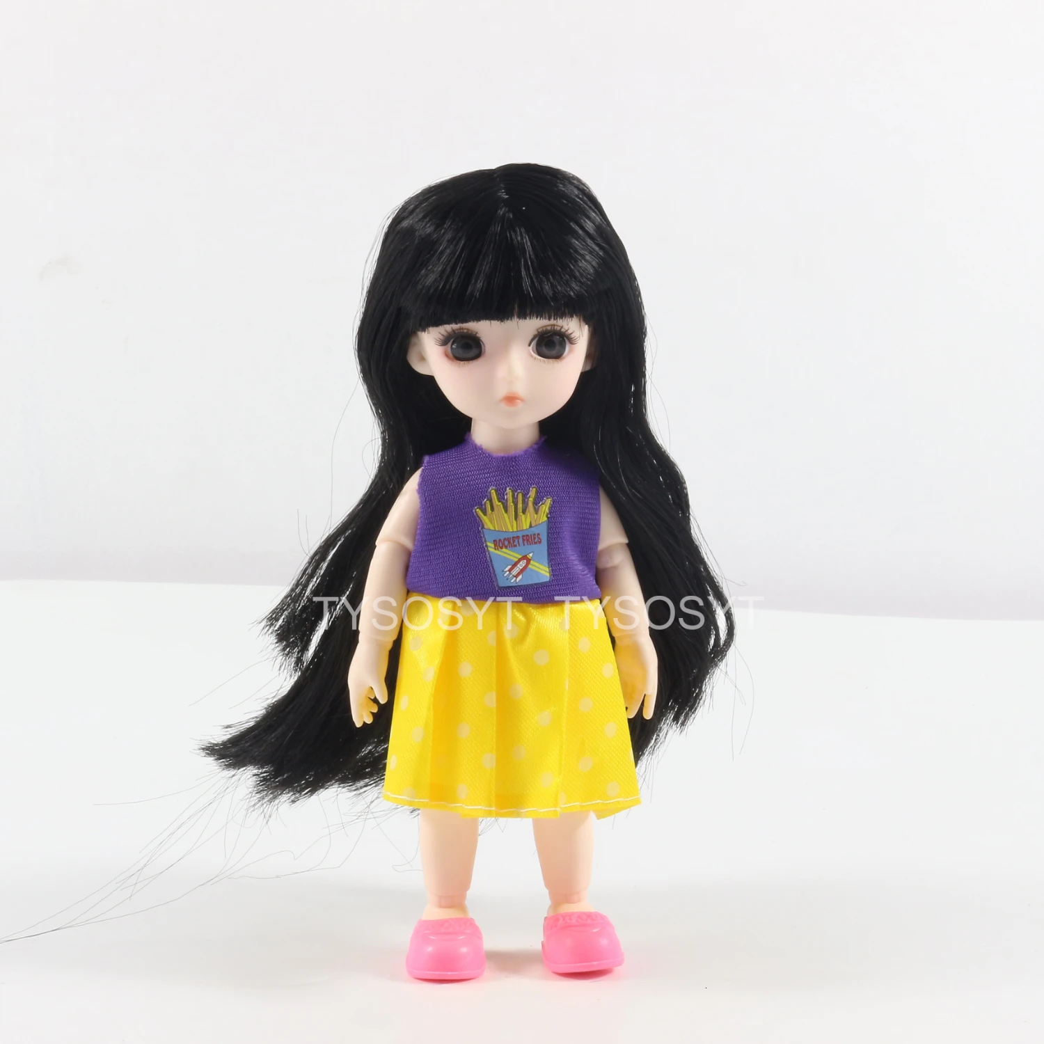 7 1/12 13 Moveable Jointed 16cm Dolls Toys Lovely Baby Doll Nude Women Body Fashion Dolls Toy For Girls Gift Dress Up Normal Skin - Цвет: 7