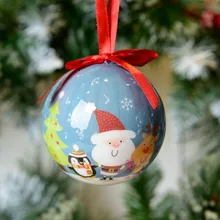 Adornos Navidad Natal 7 см шар украшения для рождественской елки украшения для дома