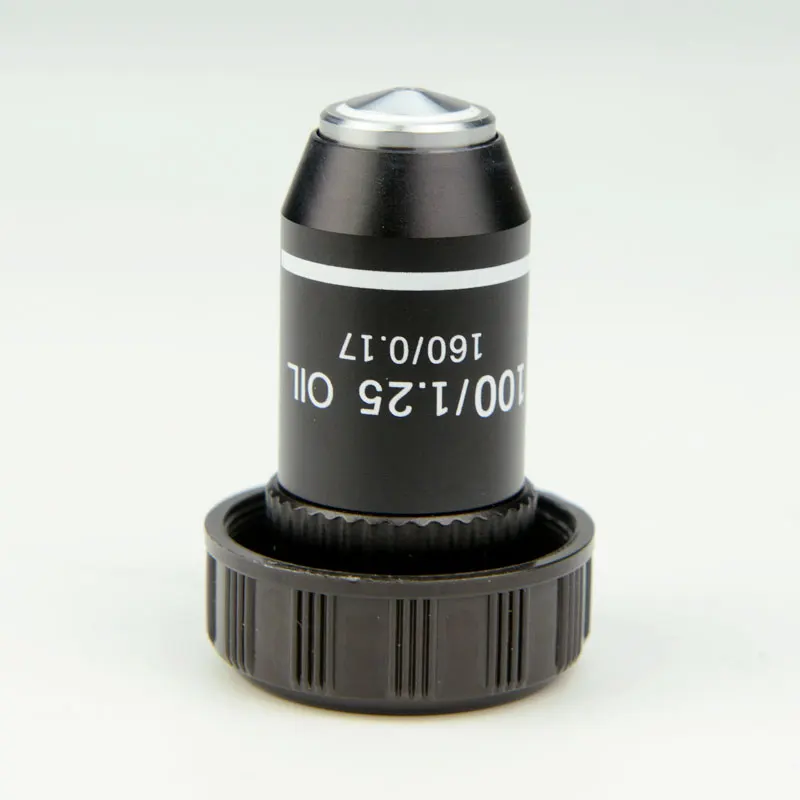

100X Achromatic Objective Lens for Biological Microscope with Conjugate Distance 195 mm