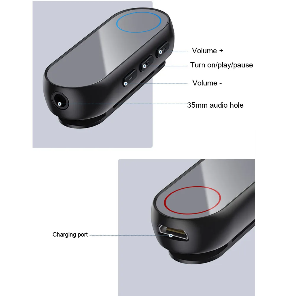 Bluetooth 5,0 приемник для 3,5 мм разъем наушников AUX аудио беспроводной адаптер Bluetooth аудио музыкальный приемник передатчик