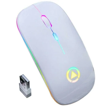 

For PC Laptop Mouse Computers 2.4GHz Charging cable Ultra-thin Wireless