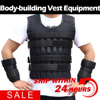 

Body-building Weight-bearing Vest Running Weight-bearing Gear Adjustable Workout Equipment Exercise Training Garment for Fitness
