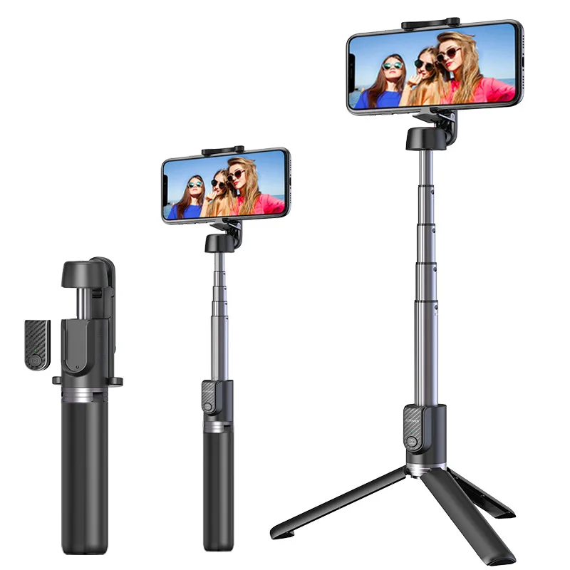 

New Style Selfie Stick Tripod Aluminum Alloy Expansion Link Mobile Phone Live Holder Bluetooth Remote Control Selfie Stick