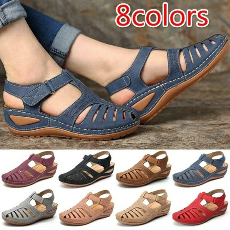 Women Sandals New Summer Shoes Woman Plus Size Heels Sandals For Wedges Chaussure Femme Casual Gladiator Platform Shoes Talon